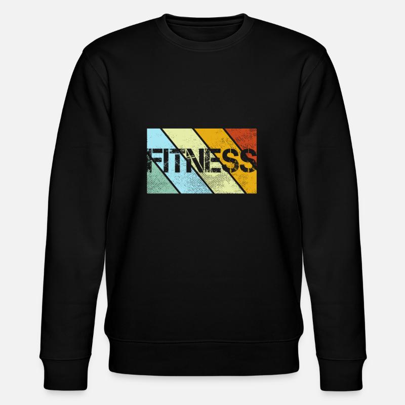 Fitness Rétro - Sweat bio CHANGER Stanley/Stella Unisexe - noir