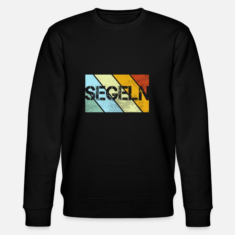 Voile rétro - Sweat bio CHANGER Stanley/Stella Unisexe - noir