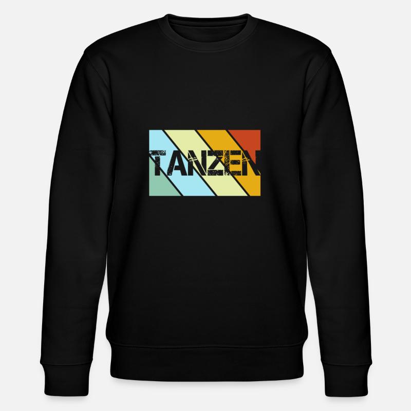 Dancing Retro - Stanley/Stella CHANGER Unisex Organic Sweatshirt - black