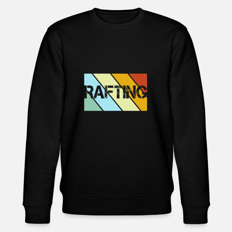 Rafting Retro - Stanley/Stella CHANGER Unisex Organic Sweatshirt - black