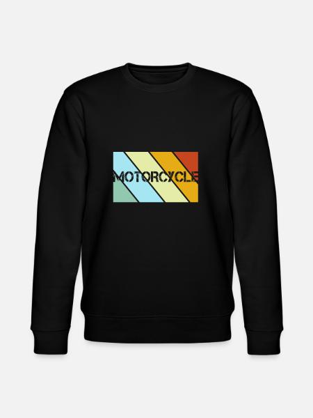 Motorcycle Retro - Stanley/Stella CHANGER Unisex Organic Sweatshirt - black