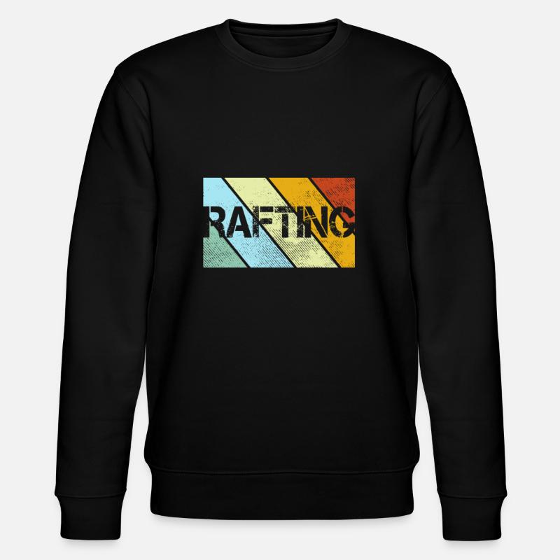 Rafting Retro - Stanley/Stella CHANGER Unisex Organic Sweatshirt - black
