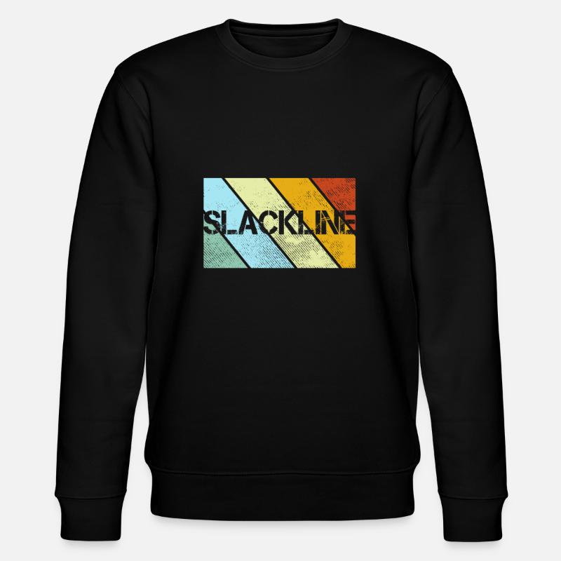 Slackline Retro - Sweat bio CHANGER Stanley/Stella Unisexe - noir