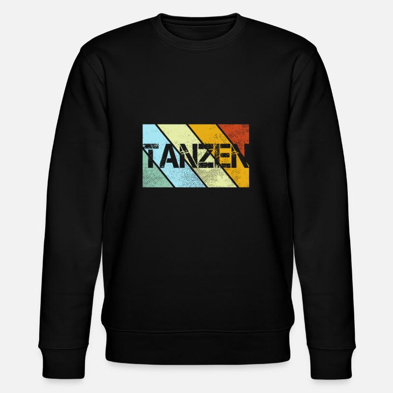 Dancing Retro - Stanley/Stella CHANGER Unisex Organic Sweatshirt - black
