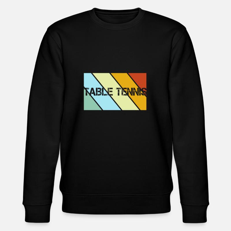 Tennis de Table Rétro - Sweat bio CHANGER Stanley/Stella Unisexe - noir