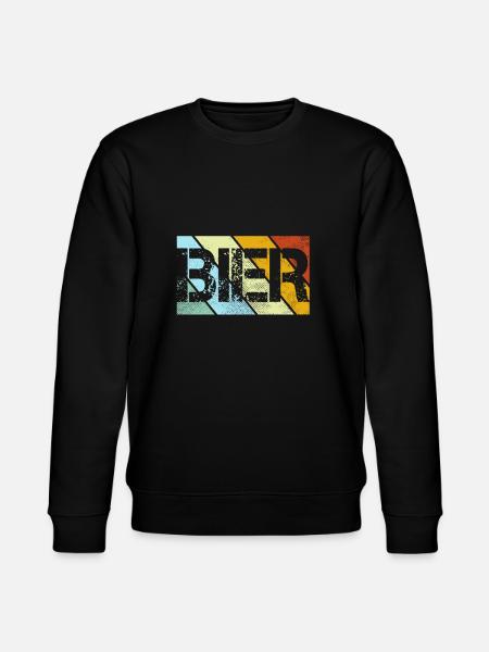 Beer Retro - Stanley/Stella CHANGER Unisex Organic Sweatshirt - black