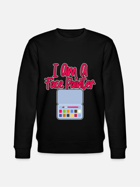 I Am A Face Painter - Stanley/Stella Unisex Bio-Sweatshirt CHANGER - Schwarz