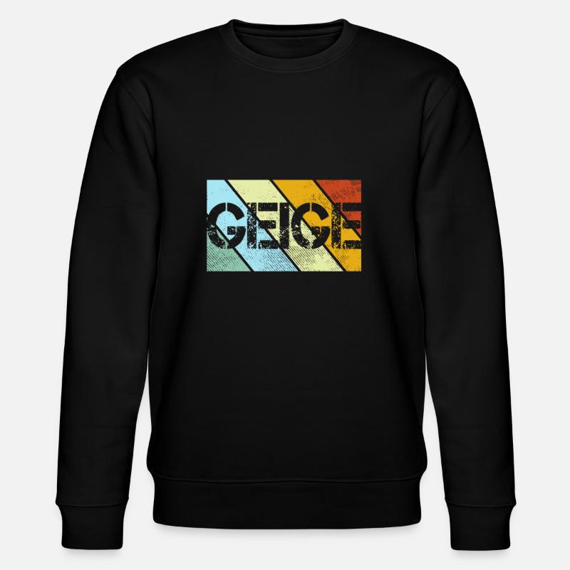 Violin Retro - Stanley/Stella CHANGER Unisex Organic Sweatshirt - black