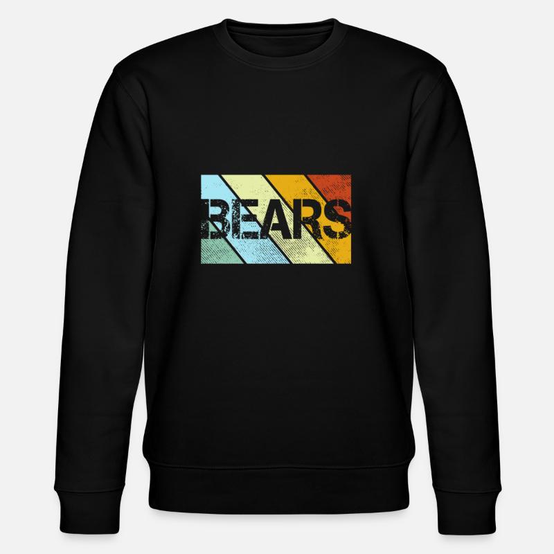 Ours Rétro - Sweat bio CHANGER Stanley/Stella Unisexe - noir