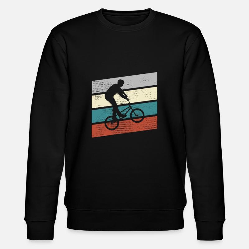 BMX Rétro - Sweat bio CHANGER Stanley/Stella Unisexe - noir