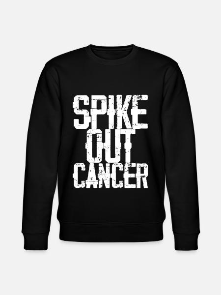 Spike Out Cancer 3 - Stanley/Stella CHANGER Unisex Organic Sweatshirt - black