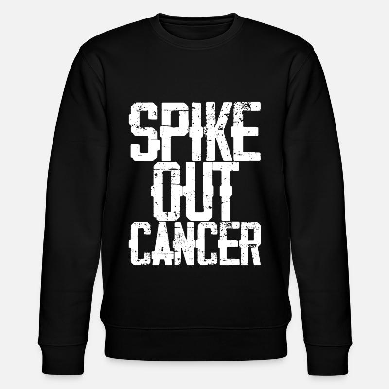 Spike Out Cancer 3 - Stanley/Stella CHANGER Unisex Organic Sweatshirt - black