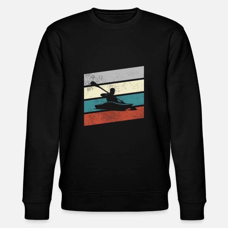 Kanu Retro - Stanley/Stella Unisex Bio-Sweatshirt CHANGER  - Schwarz