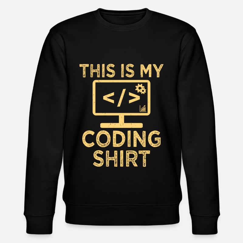 Web developer website development - Stanley/Stella CHANGER Unisex Organic Sweatshirt - black