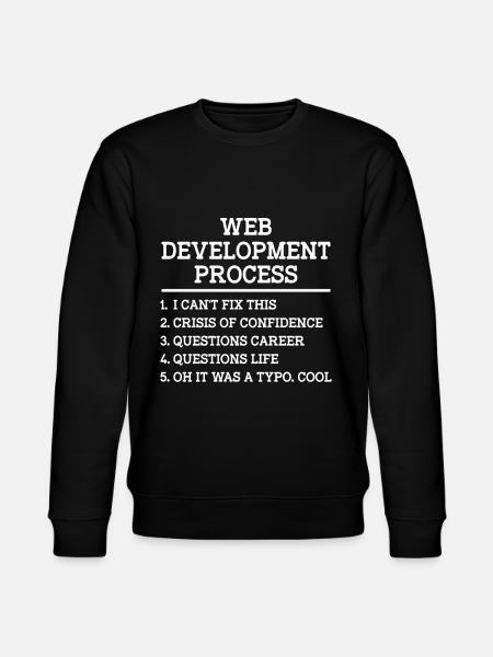Webentwickler Website-entwicklung It-programmierer - Stanley/Stella Unisex Bio-Sweatshirt CHANGER - Schwarz