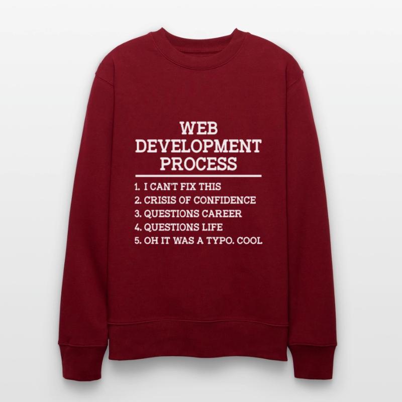 Web Developer Website Development IT Programmer Stanley/Stella CHANGER Unisex Organic Sweatshirt