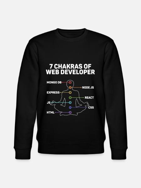 Web developer website development - Stanley/Stella CHANGER Unisex Organic Sweatshirt - black