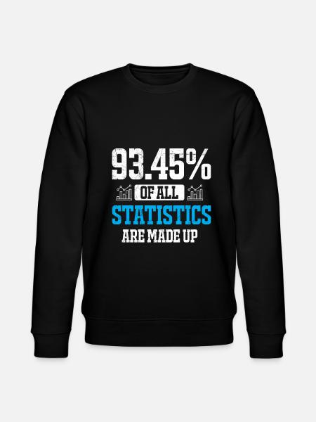 Statistik Datenanalyse Beruf Statistiker - Stanley/Stella Unisex Bio-Sweatshirt CHANGER  - Schwarz