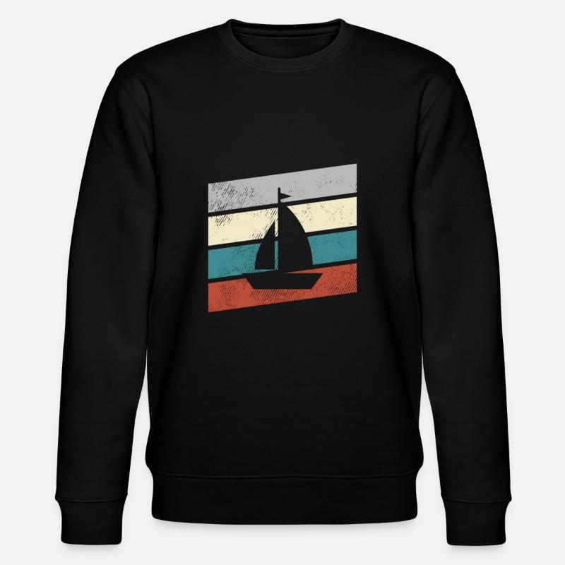 Rétro de la voile - Sweat bio CHANGER Stanley/Stella Unisexe - noir