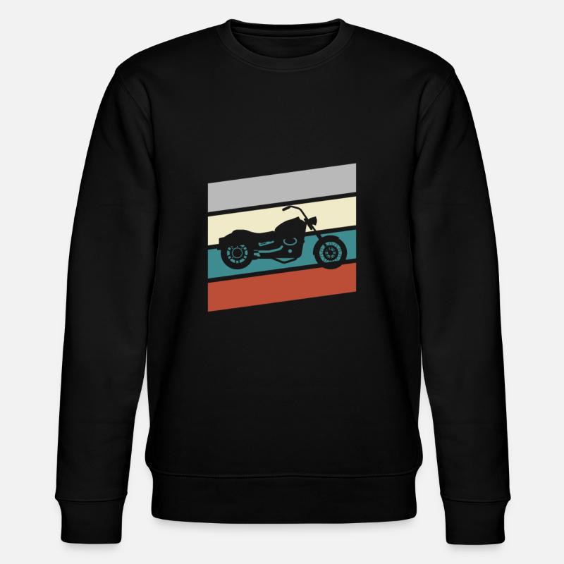 Moto rétro - Sweat bio CHANGER Stanley/Stella Unisexe - noir