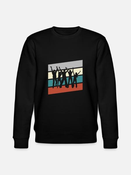 Dancing Retro - Stanley/Stella CHANGER Unisex Organic Sweatshirt - black