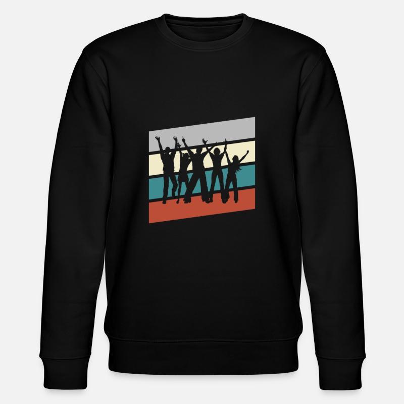 Tanzen Retro - Stanley/Stella Unisex Bio-Sweatshirt CHANGER  - Schwarz