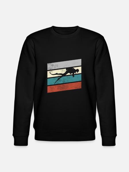 Tauchen Retro - Stanley/Stella Unisex Bio-Sweatshirt CHANGER  - Schwarz
