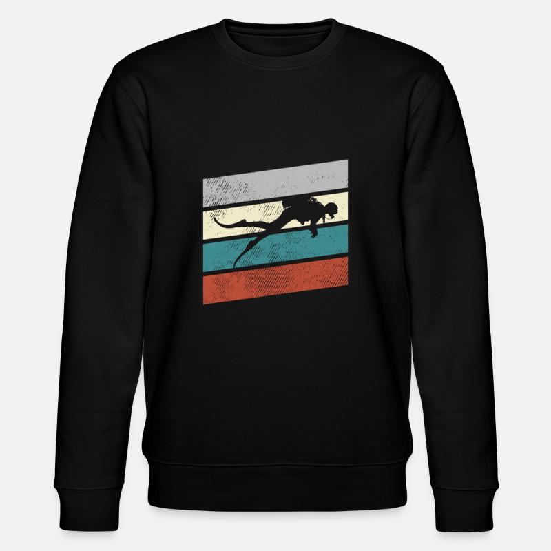 Plongée Rétro - Sweat bio CHANGER Stanley/Stella Unisexe - noir