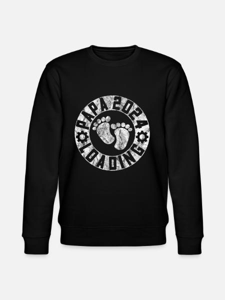 Father-to-be - Dad 2024 loading - Stanley/Stella CHANGER Unisex Organic Sweatshirt - black