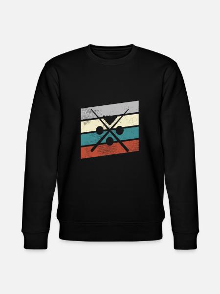 Billiard Retro - Stanley/Stella Unisex Bio-Sweatshirt CHANGER - Schwarz