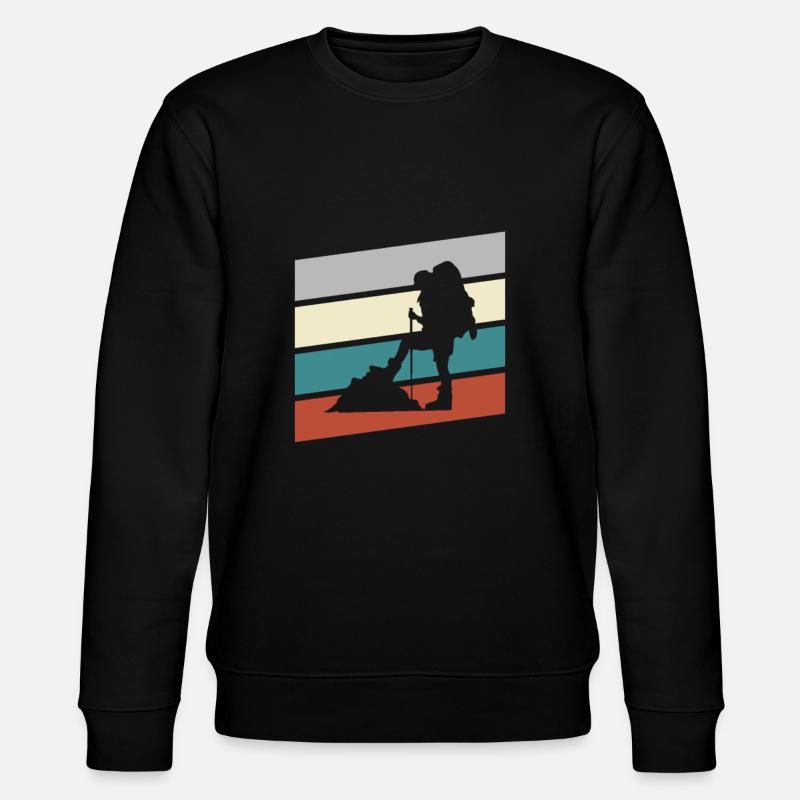 Randonnée Rétro - Sweat bio CHANGER Stanley/Stella Unisexe - noir