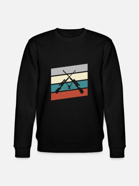 Hunting Retro - Stanley/Stella CHANGER Unisex Organic Sweatshirt - black