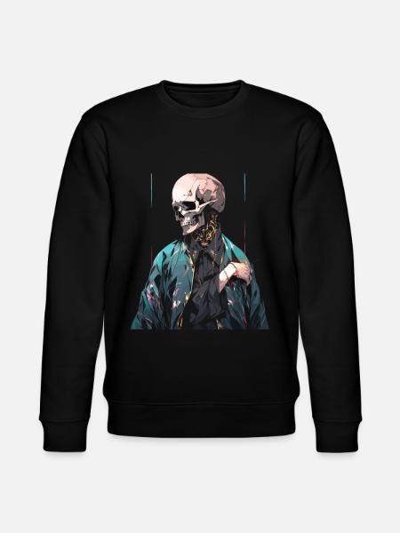 Skull Skull Skulls Skull Skeleton - Stanley/Stella CHANGER Unisex Organic Sweatshirt - black