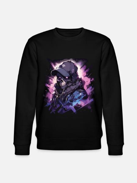 Skull Skull Skulls Skull Skeleton - Stanley/Stella CHANGER Unisex Organic Sweatshirt - black