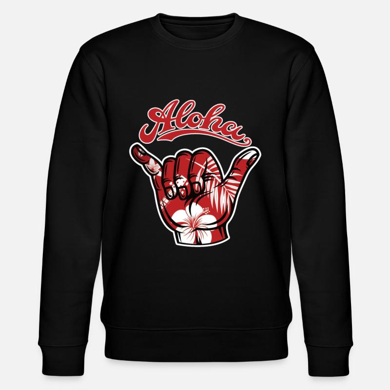 5 Aloha Shaka - Sweat bio CHANGER Stanley/Stella Unisexe - noir