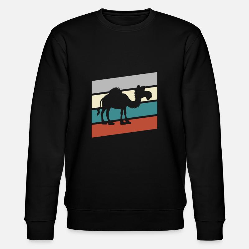 Rétro Dromadaire - Sweat bio CHANGER Stanley/Stella Unisexe - noir