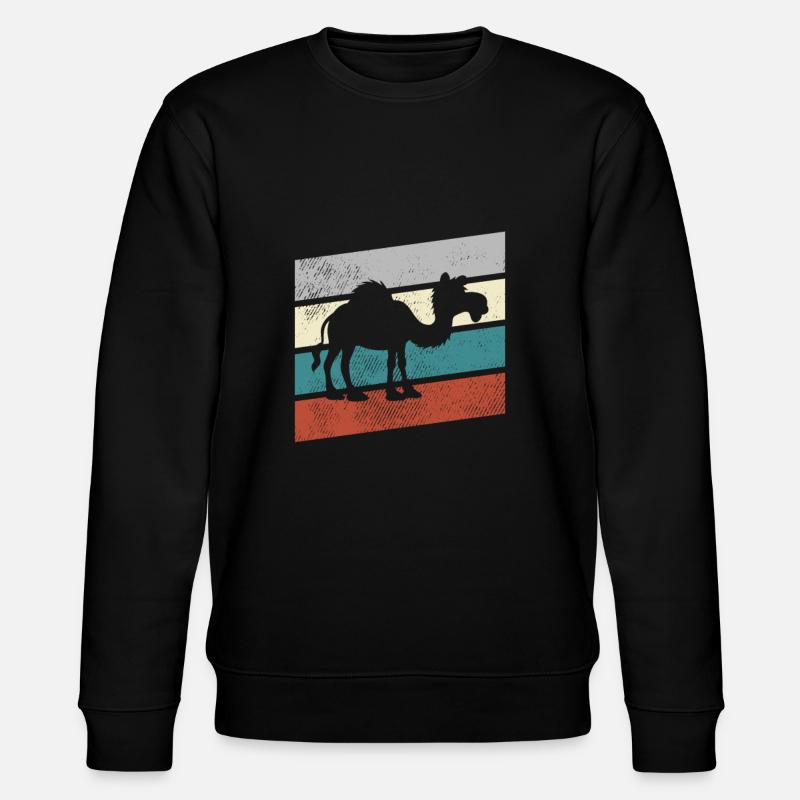 Rétro Dromadaire - Sweat bio CHANGER Stanley/Stella Unisexe - noir