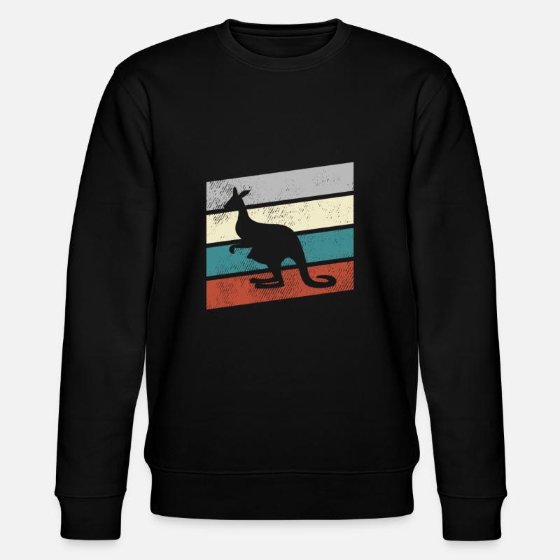 Kangourou Rétro - Sweat bio CHANGER Stanley/Stella Unisexe - noir