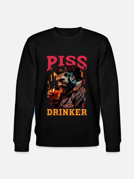 Piss Drinker 36 - Stanley/Stella CHANGER Unisex Organic Sweatshirt - black