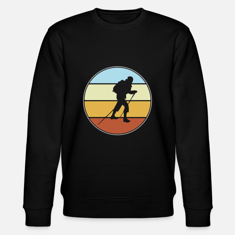 Randonnée Rétro - Sweat bio CHANGER Stanley/Stella Unisexe - noir