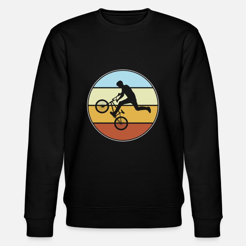 BMX Rétro - Sweat bio CHANGER Stanley/Stella Unisexe - noir