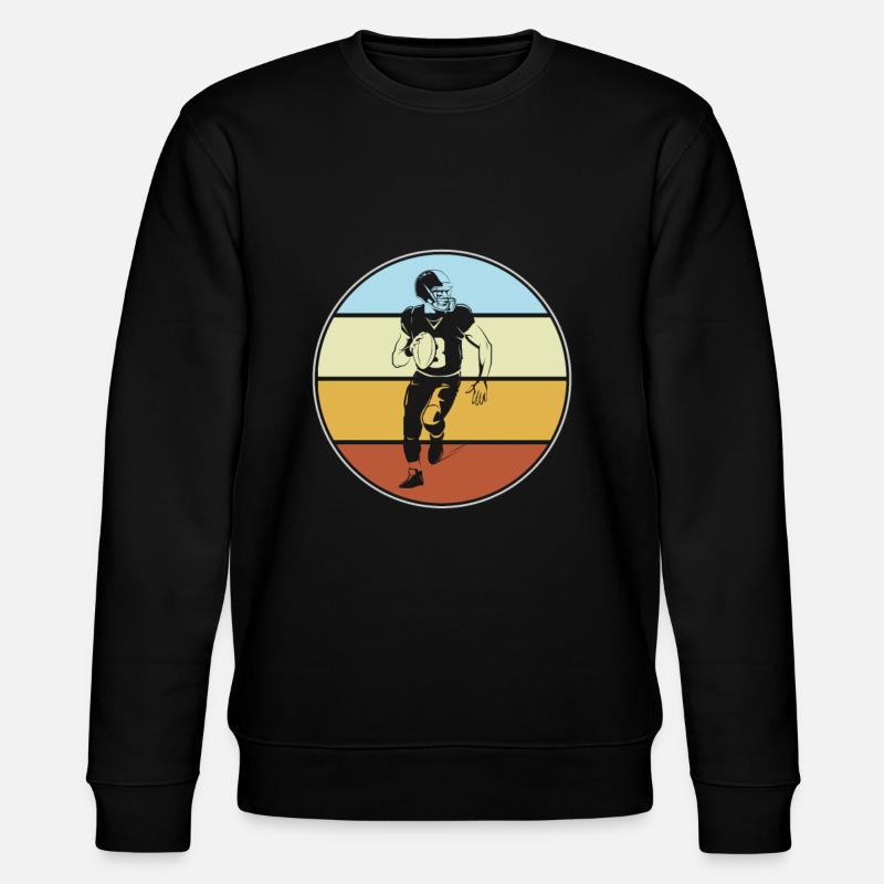 Rétro Rugby - Sweat bio CHANGER Stanley/Stella Unisexe - noir