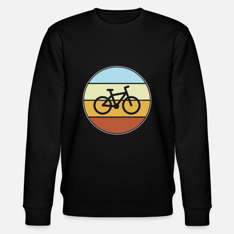 Bicycle Retro - Stanley/Stella CHANGER Unisex Organic Sweatshirt - black