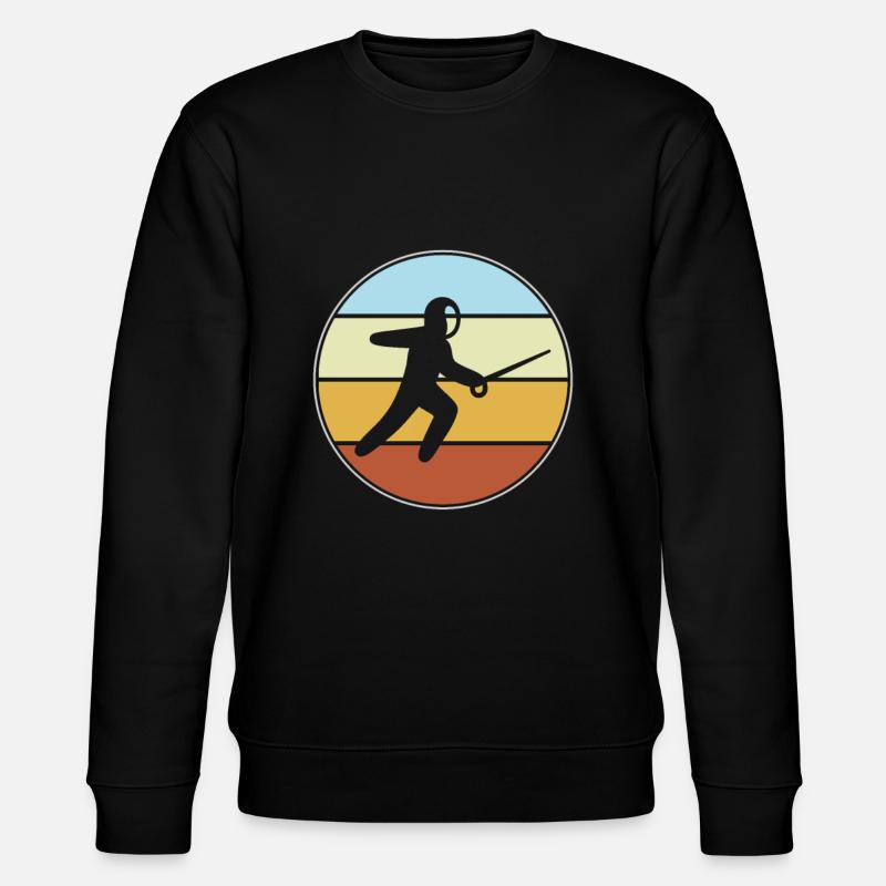 Escrime Rétro - Sweat bio CHANGER Stanley/Stella Unisexe - noir