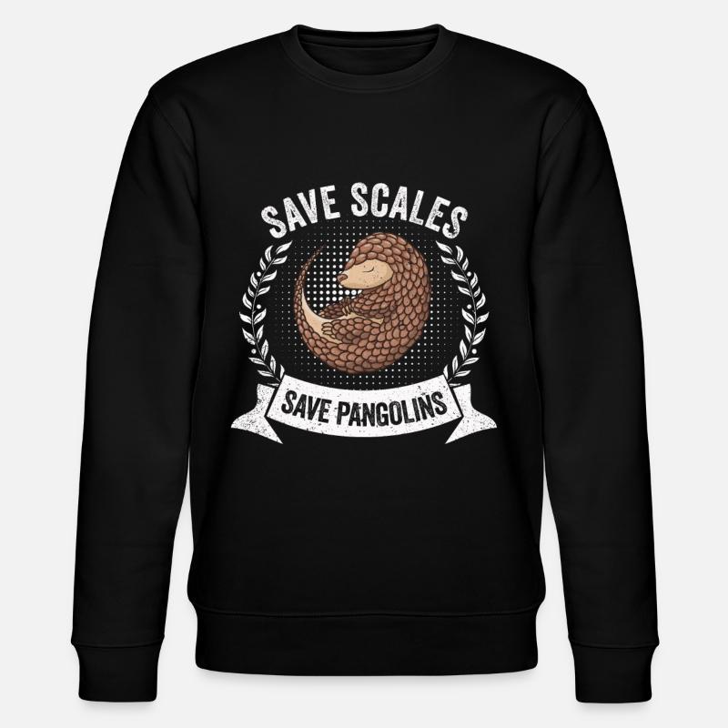 Sauver les Pangolins Amants Pangolins - Sweat bio CHANGER Stanley/Stella Unisexe - noir