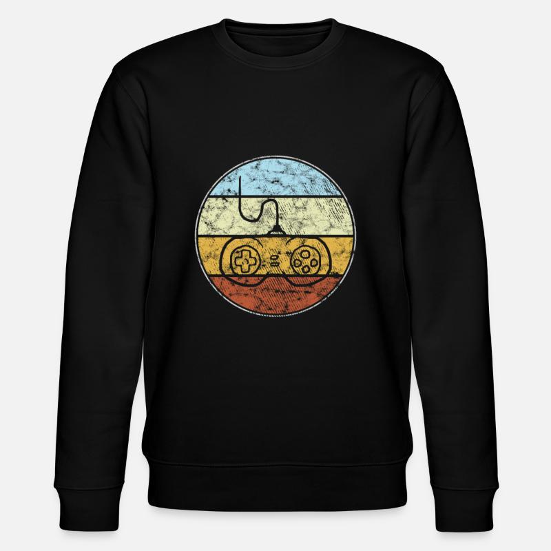 Gaming Retro - Stanley/Stella Unisex Bio-Sweatshirt CHANGER  - Schwarz