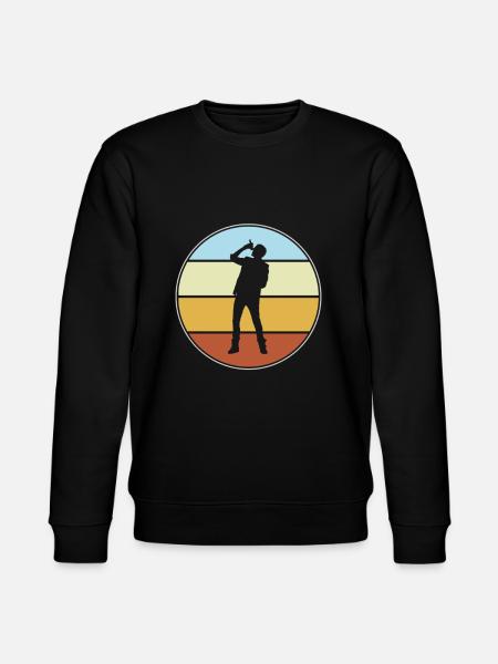 Sänger Retro - Stanley/Stella Unisex Bio-Sweatshirt CHANGER - Schwarz