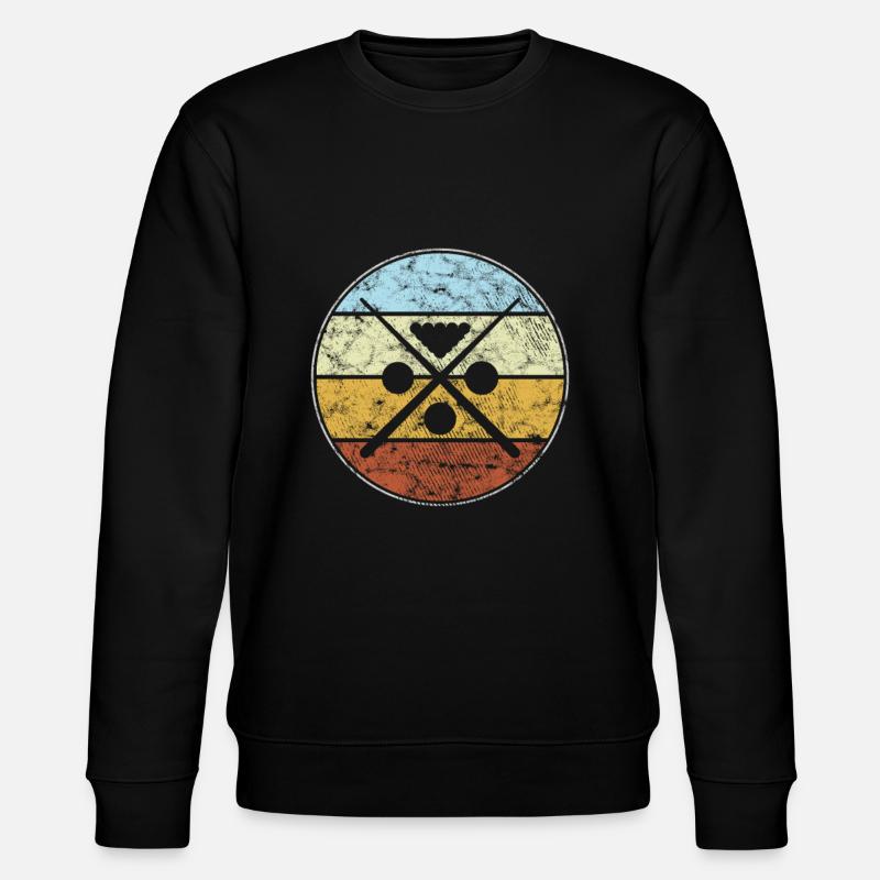 Billiard Retro - Stanley/Stella CHANGER Unisex Organic Sweatshirt - black