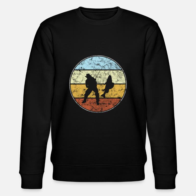 Pêche Rétro - Sweat bio CHANGER Stanley/Stella Unisexe - noir