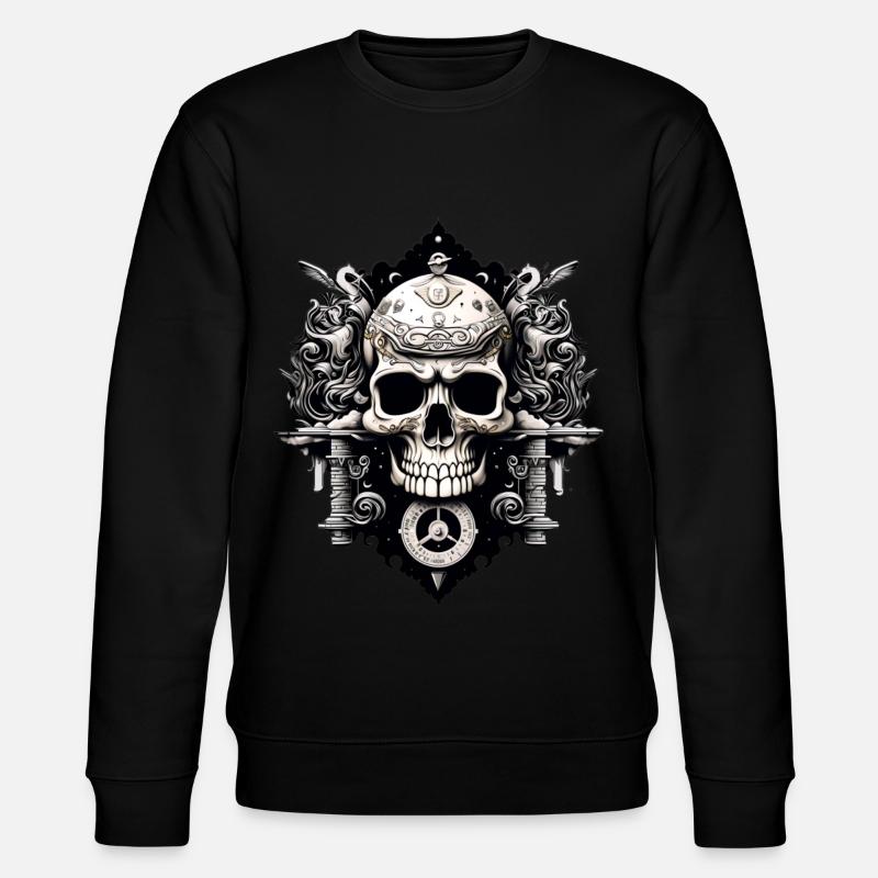 Skull Abstract Street Art - Sweat bio CHANGER Stanley/Stella Unisexe - noir